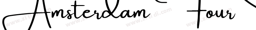 Amsterdam Four Slant字体转换